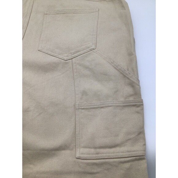 Nasty Gal Womens Carpenter Twill Straight Leg‎ Dungarees Overalls Size 12 NWT - Picture 6 of 8